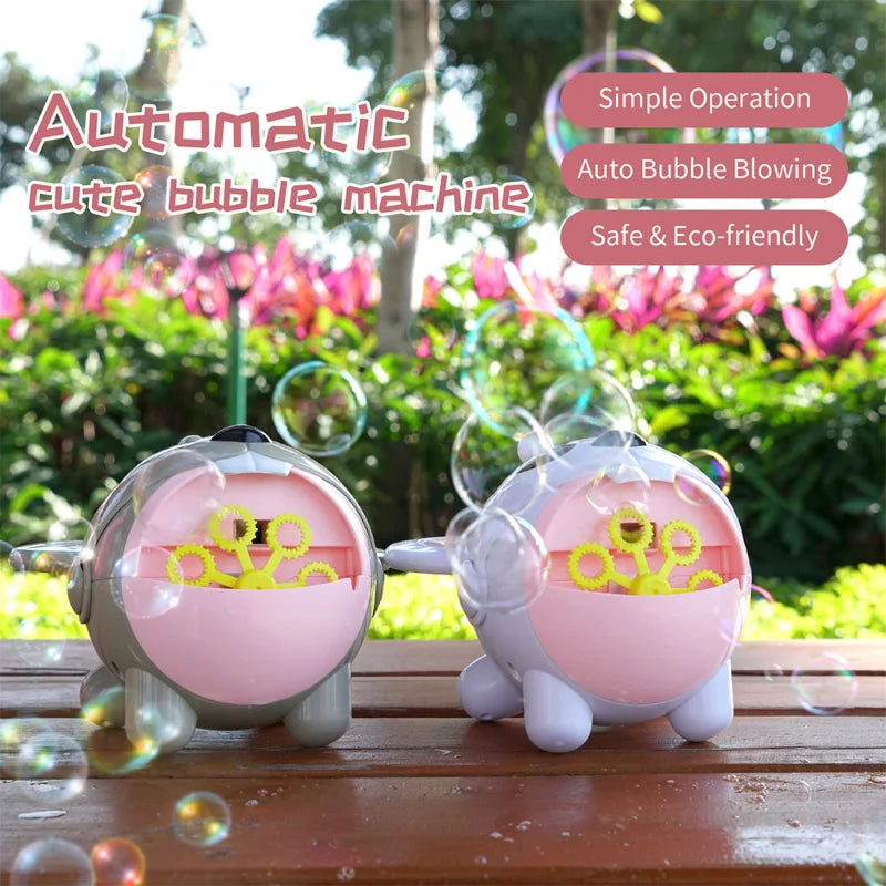 Electric Bubble Machine Automatic Cartoon Mouse Soap Bubble