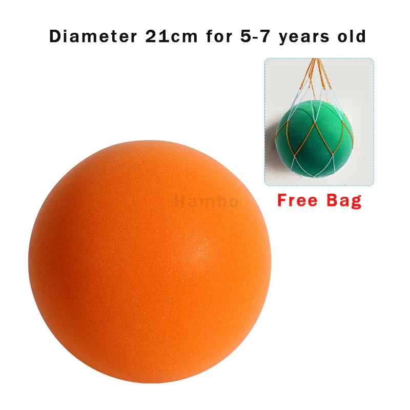 Mute Bouncing Ball 24cm Indoor Silent Basketball Size