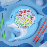 Electric Dolphin Fishing Plate Cute Marine Life Toy