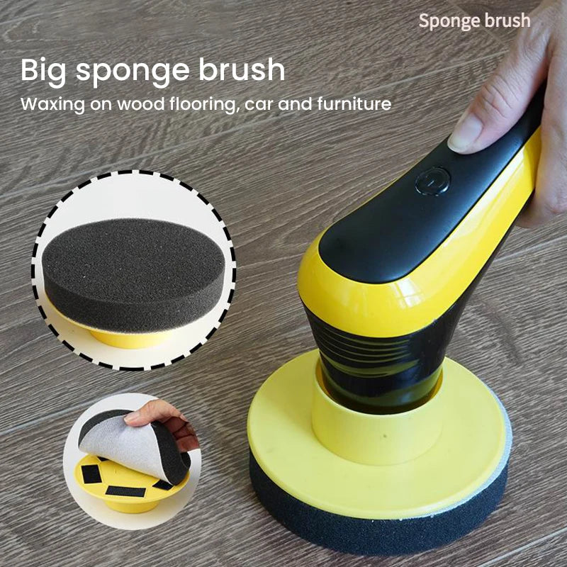 Electric Cleaning Turbo Scrub Brush Wireless Window Wall