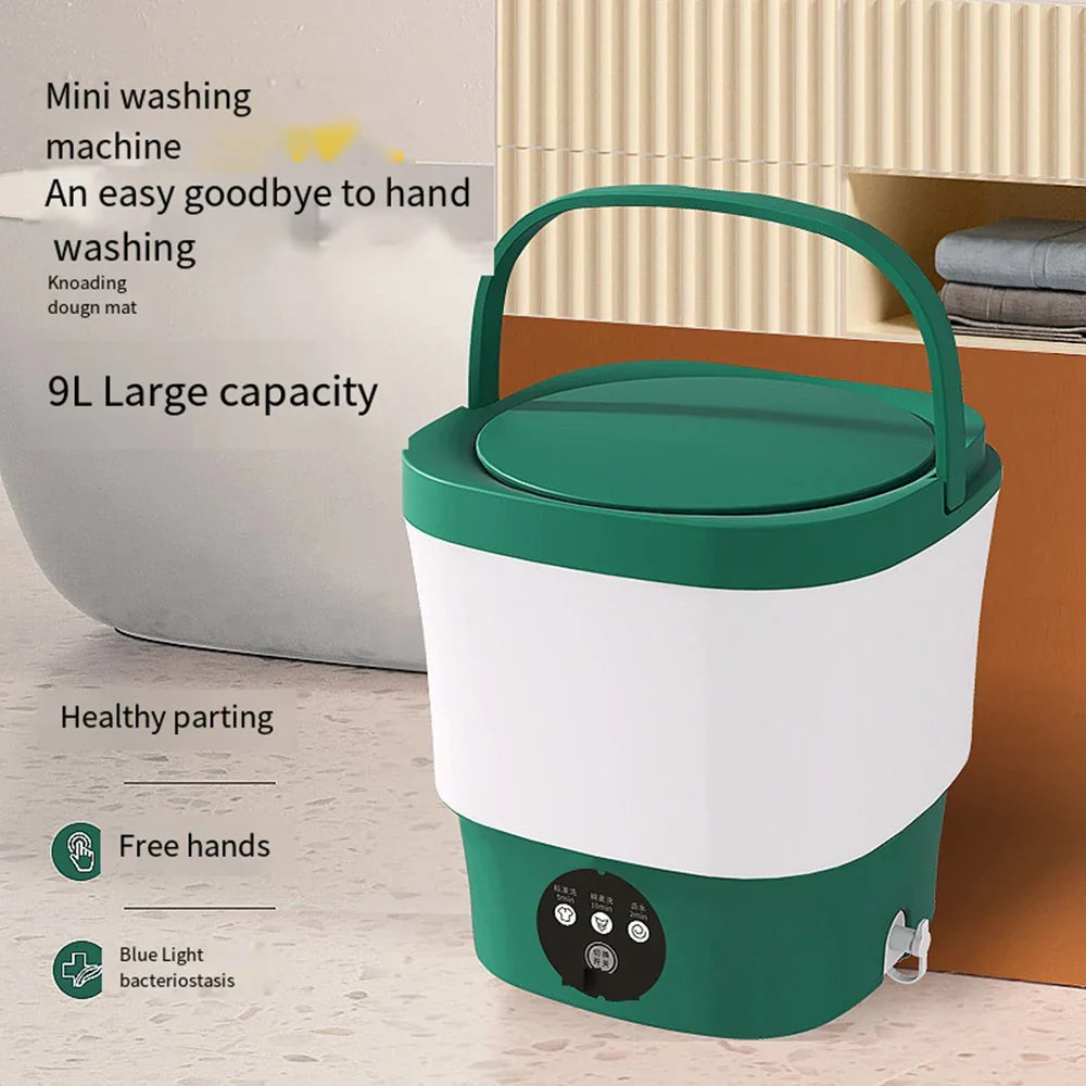 9L Tourist Portable Mini Washing Machine with Dryer