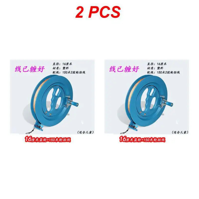 1~5PCS 16cm Kite Reel ABS Plastic Blue Kite