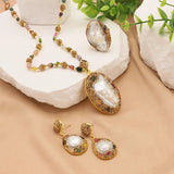 GLSEEVO Natural Baroque Shaped Pearl Women Jewelry Necklace