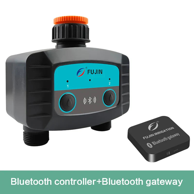 FUJIN irrigation WiFi Bluetooth 2-Way Water Timer Garden