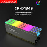 COOLMOON CR-D134S RAM Heat Spreader 5V 3PIN Male/Female