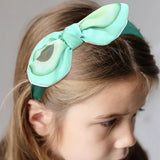 ncmama 2Pcs New Avocado Print Hairbands For Kids