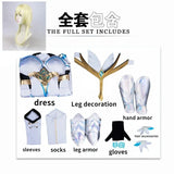 Genshin Impact Lumine Cosplay Costumes Halloween Party Game