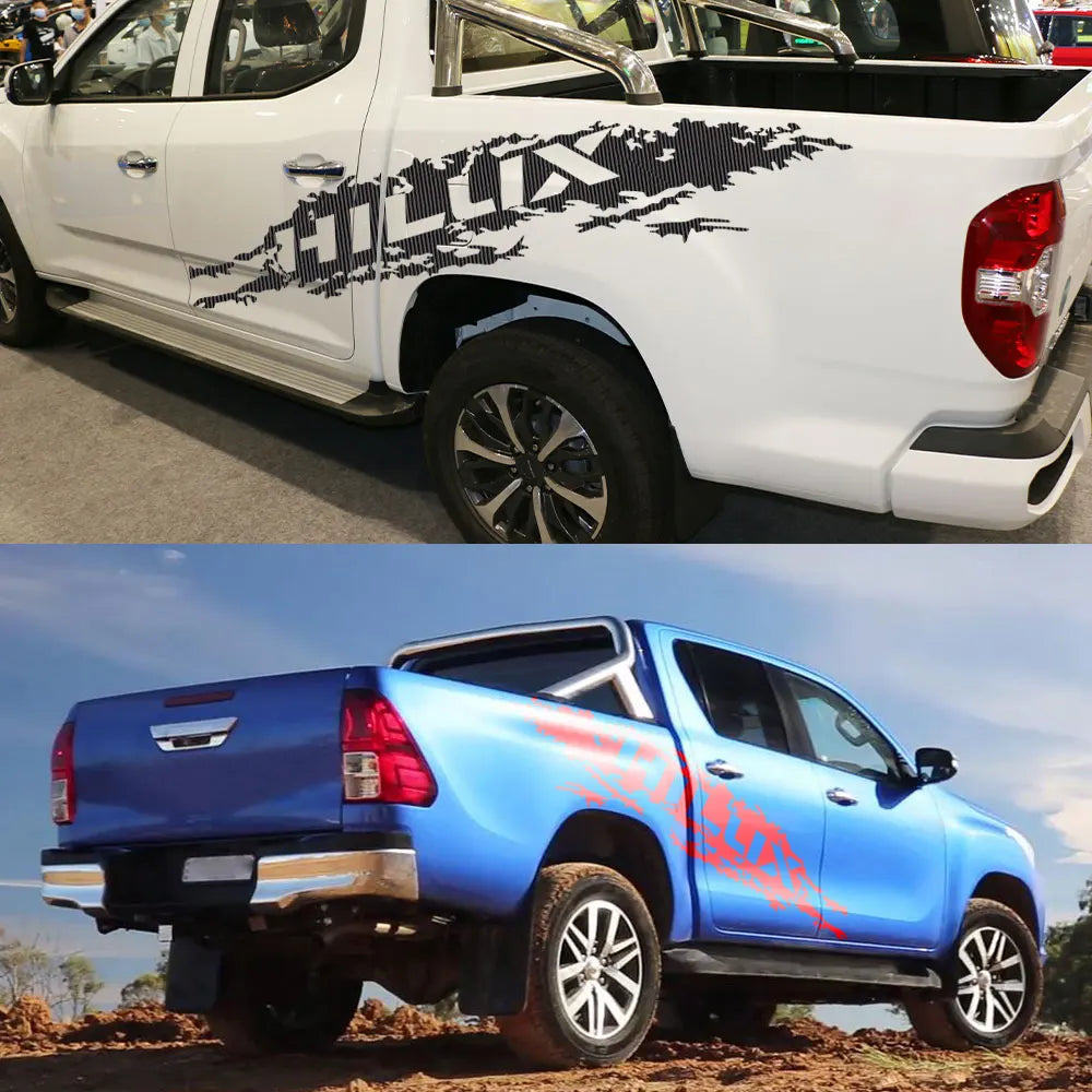 2PCS Body Side Stickers for Toyota Hilux Revo Vigo