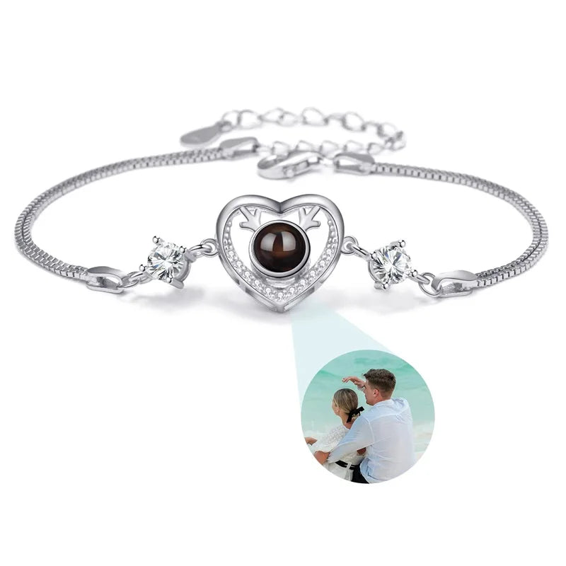 Custom Photo Bracelet Personalized Projection Bracelets with Picture