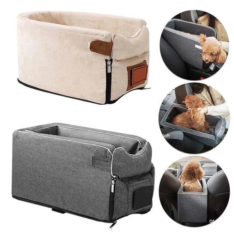 Car Central Dog Car Seat Bed Portable Dog