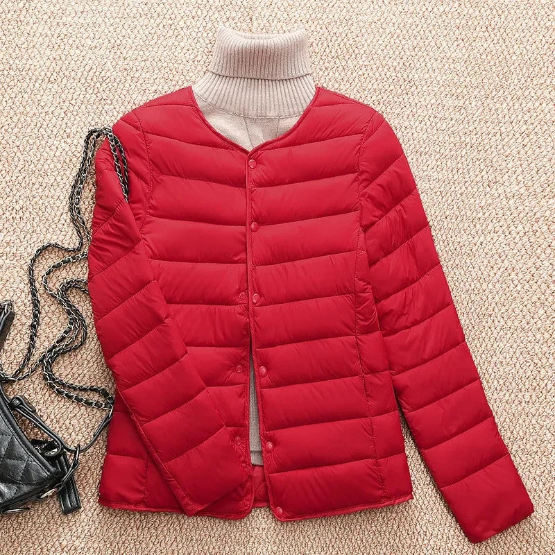 2023 New Women Cotton Jacket Autumn Winter Ultra