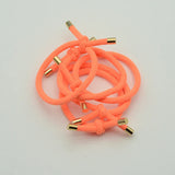 30PCS 5mm Twilled Cords Knotted Elastic Hair Bands