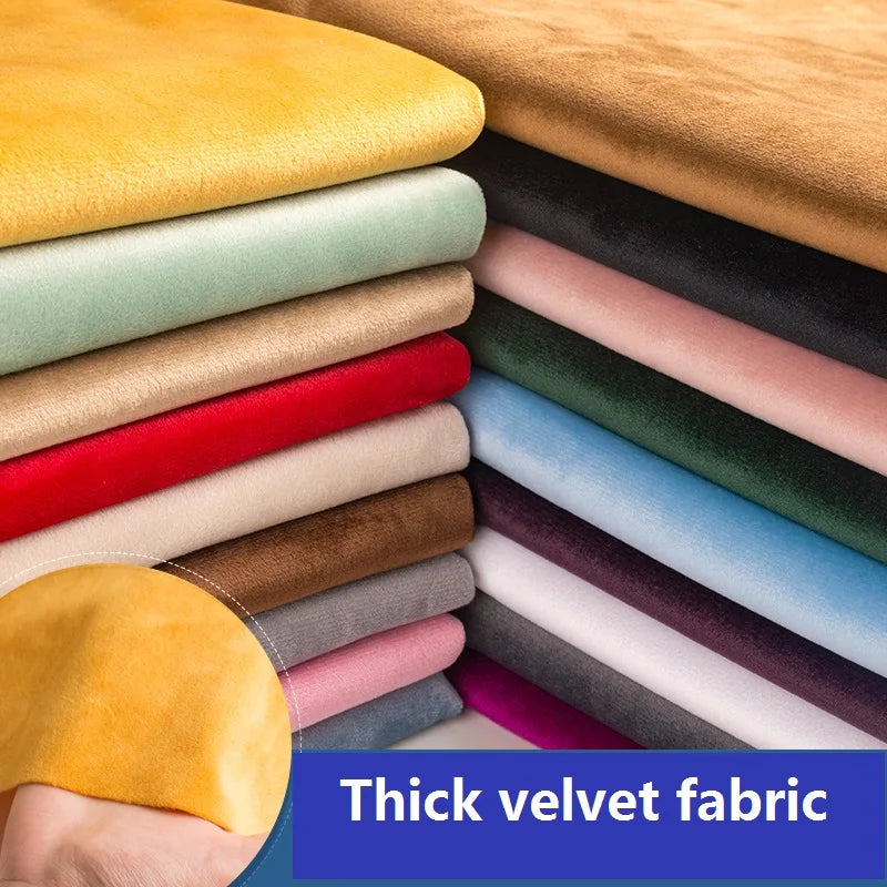 50x155cm Velvet Fabric Thicken Flannel Plush Sofa Fabric