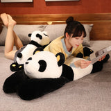 60cm-120cm Giant Panda Plush Toys Soft Sleep Pillow