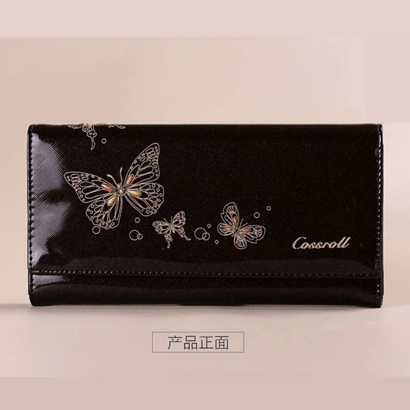 2024 Women's Genuine Leather Long Wallet