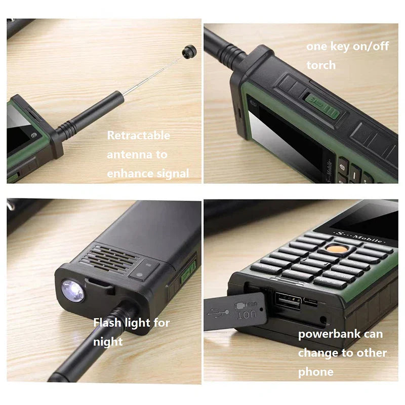 Rugged Outdoor Mobile Phone Big Power Long Standby