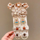 10Pcs Baby Hair Bands for Girls Cute Cartoon
