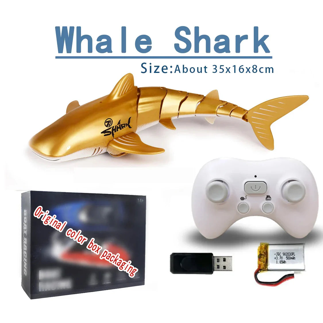 Funny RC Shark Toy Remote Control Animals Robots