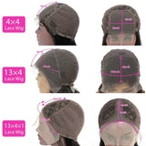 Straight Lace Front Human Hair Wigs 13x4 Hd