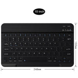 Universal Wireless Bluetooth Keyboard with Leather Case Stand