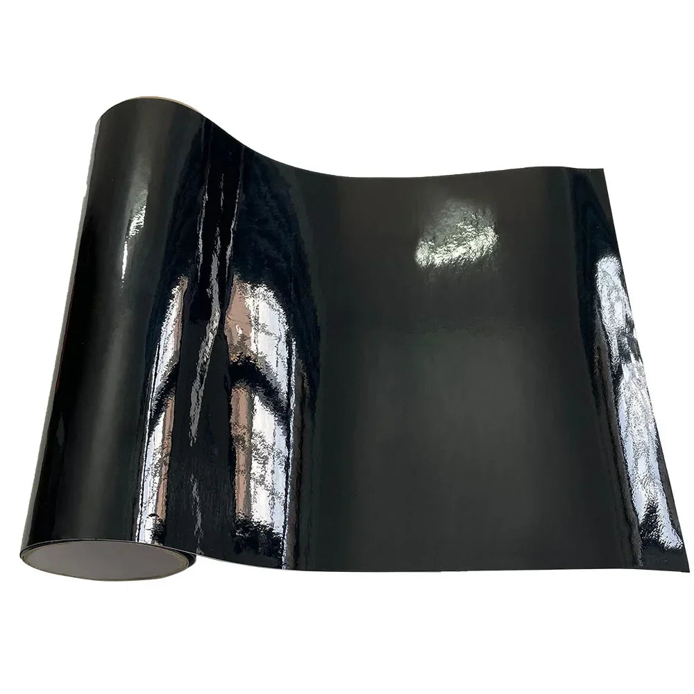 3D Carbon Fiber Vinyl Wrap Film Glossy Black