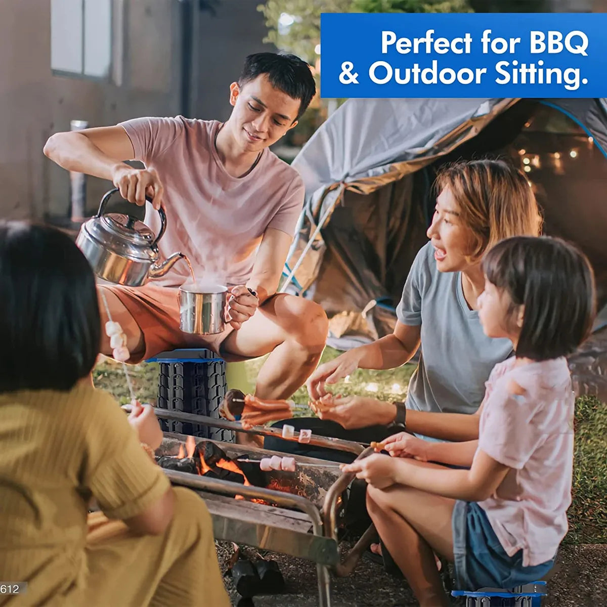 Portable Folding Camping Stools, Outdoor Telescopic Picnic Stools,