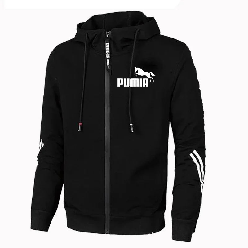 2PCS Design Tracksuit Mens Autumn Winter Hoody Jacket