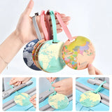 Fashion Map Luggage Tag Silica Gel Suitcase ID