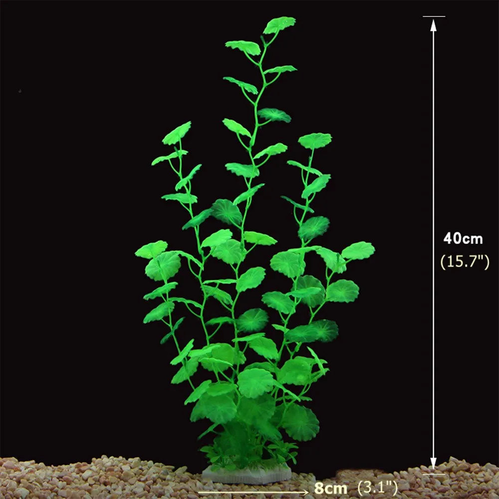 24-52cm Large Aquarium Plants Plastic Grass Fish Tank