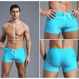 WY22 sexy soild color board tight men swimwear