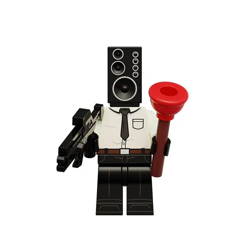 Skibidi Toilet Mini Building Block Anime Action Figure