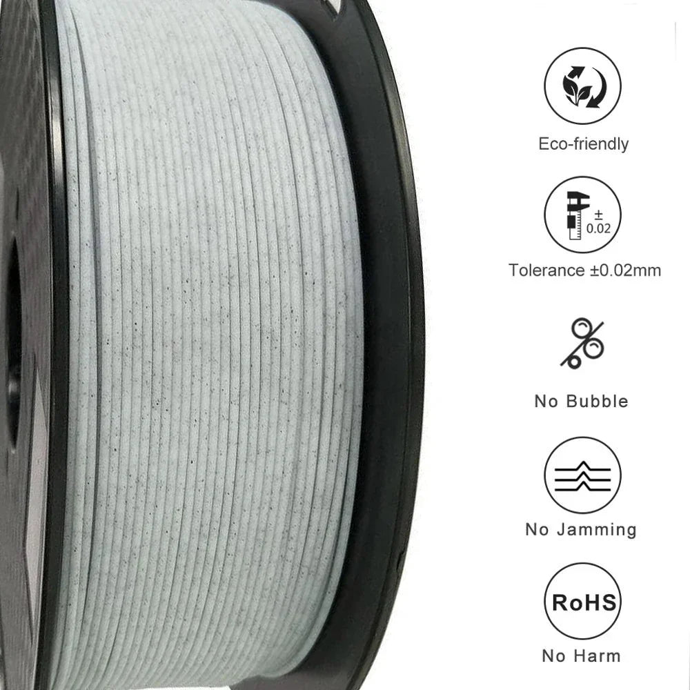 3D Printer Filament 1.75mm PLA Marble 1kg/500g/250g FDM