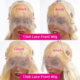 613 Hd Lace Frontal Wig 13x6 13x4 Blonde