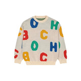 Children's Sweater Winter 23 Boys Colorblocked Pullover Warm