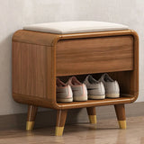 Retro Wood Shoe Cabinet Living Room Designer Space