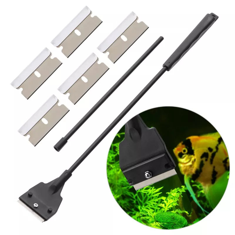 Stainless Steel Aquarium Fish Tank Algae Scraper Blade