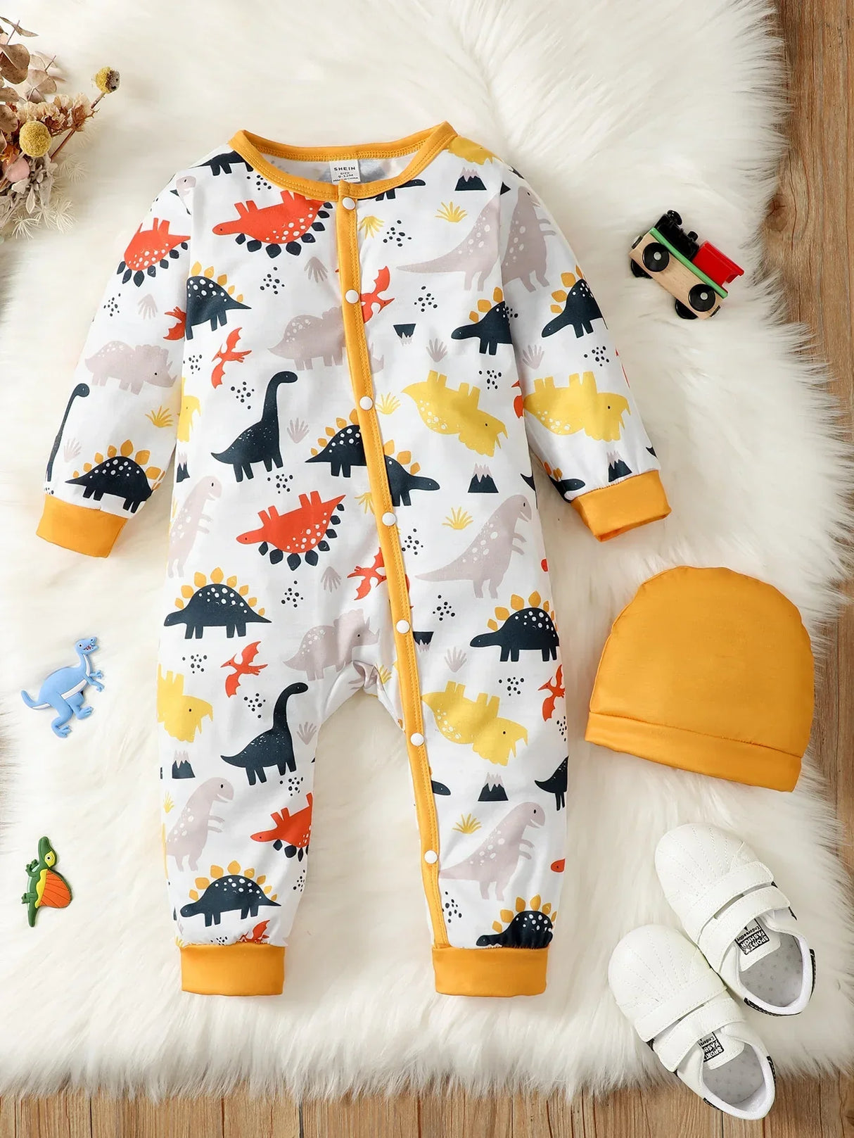 2022 New Baby Boys' Bodysuit Cute Cartoon One