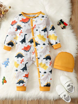 2022 New Baby Boys' Bodysuit Cute Cartoon One