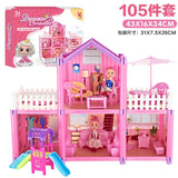Kids Toy Simulation Doll House Villa Set Pretend