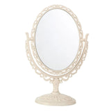 Tabletop Makeup Mirror Elegant Decorative 360 Degree Rotation