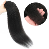 BAHW Brazilian Kinky Straight Human Hair Bundles With