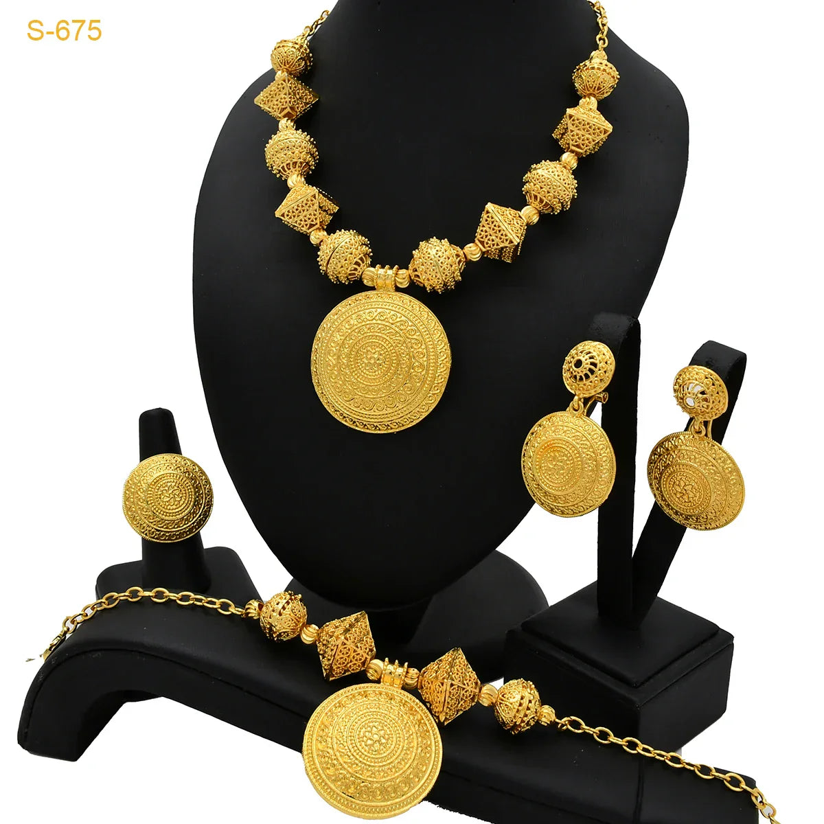 ANIID Africa Luxury Round Ball Jewelry Sets For