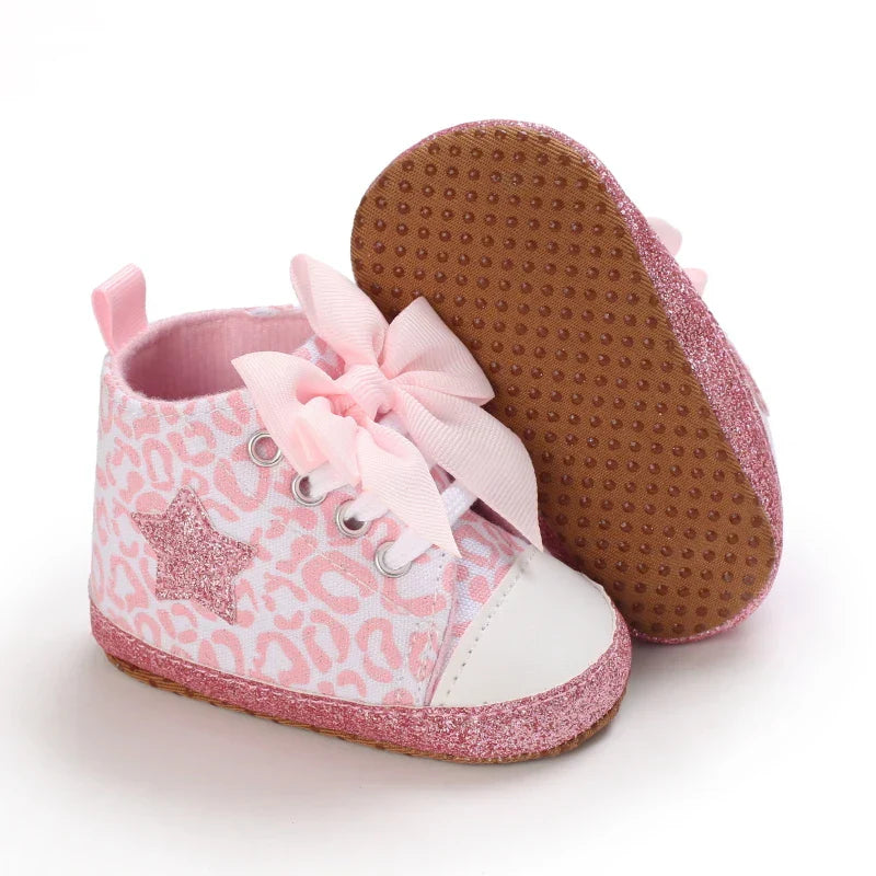 Pink Baby Shoes Princess Fashion Sneakers Infant Toddler