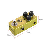 MOSKY Classic Golden/Silver Effect Pedal Overdrive/Boost Horse Electric