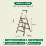 Modern Home Folding Ladder Transparent Acrylic Step Ladders