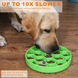 Pet honeycomb slow food bowl dog choking bowl