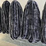 5m Natural Rabbit Fur Ribbon Tapes Frost Color
