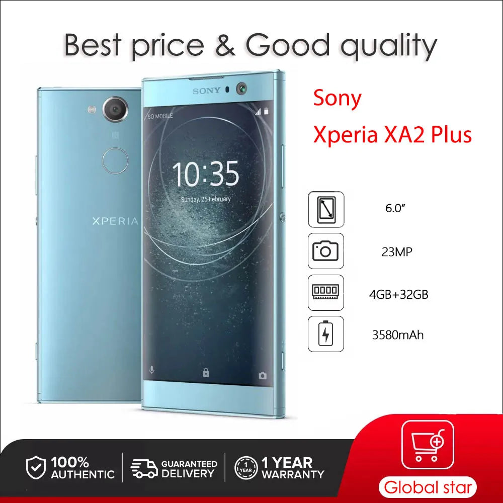 Sony Xperia XA2 Plus H4413 H4493 Original Unlocked