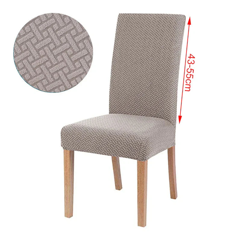 Dining chair Cover For Home Polar Fleece Fabric