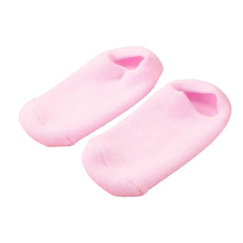 1~4PCS Reusable SPA Gel Socks Moisturizing Whitening Exfoliating